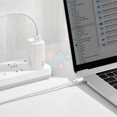 Kabelis Baseus Superior USB -> Type C, 66W, 2m, baltas (CATYS-A02) +++ TOP Komfortas 5 Kabelis Baseus Superior USB -> Type C, 66W, 2m, baltas (CATYS-A02) +++ TOP Komfortas 5