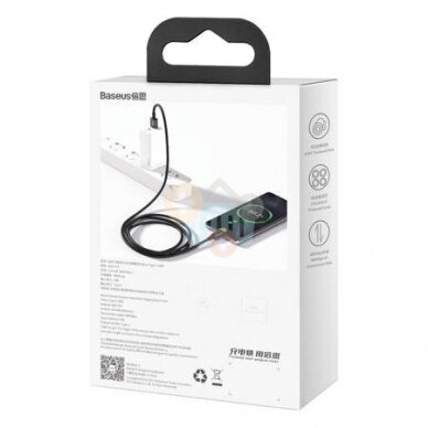 Kabelis Baseus Superior USB -> Type C, 66W, 2m, juodas (CATYS-A01) +++ TOP Komfortas 4
