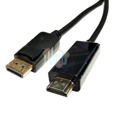 Kabelis DisplayPort - HDMI, 1080P, 3m Kabelis DisplayPort - HDMI, 1080P, 3m