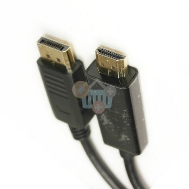 Kabelis DisplayPort - HDMI, 4Kx2K, 1.8m, 1.4 ver Kabelis DisplayPort - HDMI, 4Kx2K, 1.8m, 1.4 ver