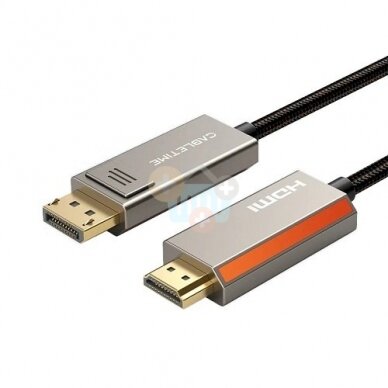 Kabelis DisplayPort - HDMI, 8K, 3m, 2.1ver Kabelis DisplayPort - HDMI, 8K, 3m, 2.1ver