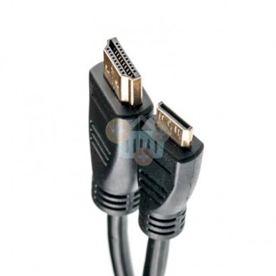 Kabelis HDMI - HDMI mini, 0.5m, 1.3 ver. Kabelis HDMI - HDMI mini, 0.5m, 1.3 ver.
