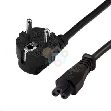 Nešiojamo kompiuterio maitinimo laidas 220V -> C5, 1.5m Nešiojamo kompiuterio maitinimo laidas 220V -> C5, 1.5m