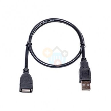 Kabelis USB 2.0 AF – AM, 0.5m Kabelis USB 2.0 AF – AM, 0.5m