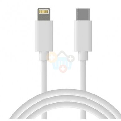 Kabelis USB Type C - Lightning, 1m Kabelis USB Type C - Lightning, 1m