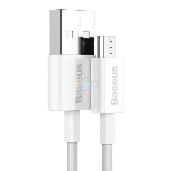 Kabelis Baseus Superior USB -> Micro USB, 2A, 1m, baltas (CAMYS-02) +++ TOP Komfortas 1 Kabelis Baseus Superior USB -> Micro USB, 2A, 1m, baltas (CAMYS-02) +++ TOP Komfortas 1