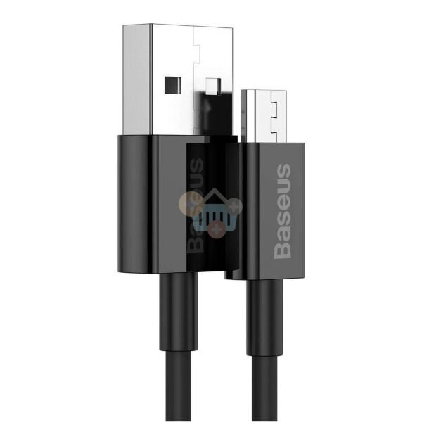 Kabelis Baseus Superior USB -> Micro USB, 2A, 1m, juodas (CAMYS-01) +++ TOP Komfortas 1 Kabelis Baseus Superior USB -> Micro USB, 2A, 1m, juodas (CAMYS-01) +++ TOP Komfortas 1