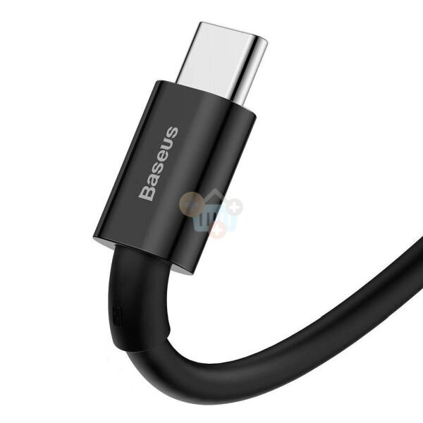 Kabelis Baseus Superior USB -> Type C, 66W, 1m, juodas (CATYS-01) +++ TOP Komfortas 5 Kabelis Baseus Superior USB -> Type C, 66W, 1m, juodas (CATYS-01) +++ TOP Komfortas 5