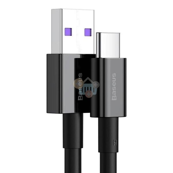 Kabelis Baseus Superior USB -> Type C, 66W, 1m, juodas (CATYS-01) +++ TOP Komfortas 1 Kabelis Baseus Superior USB -> Type C, 66W, 1m, juodas (CATYS-01) +++ TOP Komfortas 1