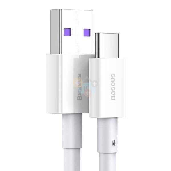 Kabelis Baseus Superior USB -> Type C, 66W, 2m, baltas (CATYS-A02) +++ TOP Komfortas 1 Kabelis Baseus Superior USB -> Type C, 66W, 2m, baltas (CATYS-A02) +++ TOP Komfortas 1