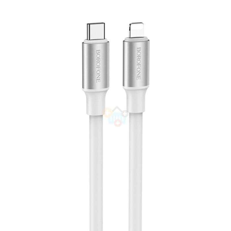 Kabelis Borofone Type C -> Lightning PD, 20W, 1m, baltas Kabelis Borofone Type C -> Lightning PD, 20W, 1m, baltas
