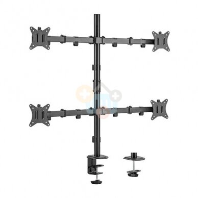 Keturių 17”-32” monitorių laikiklis Keturių 17”-32” monitorių laikiklis