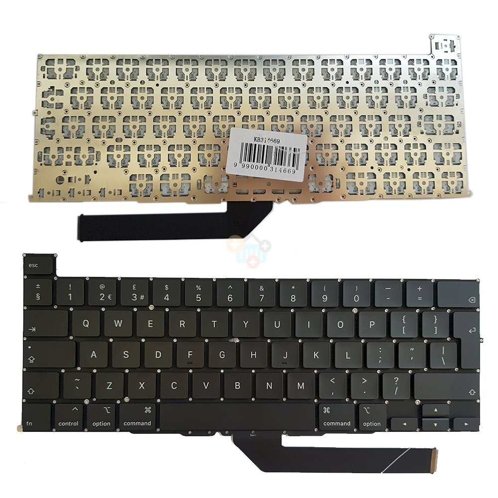 Nešiojamo kompiuterio klaviatūra APPLE A2141, UK Nešiojamo kompiuterio klaviatūra APPLE A2141, UK