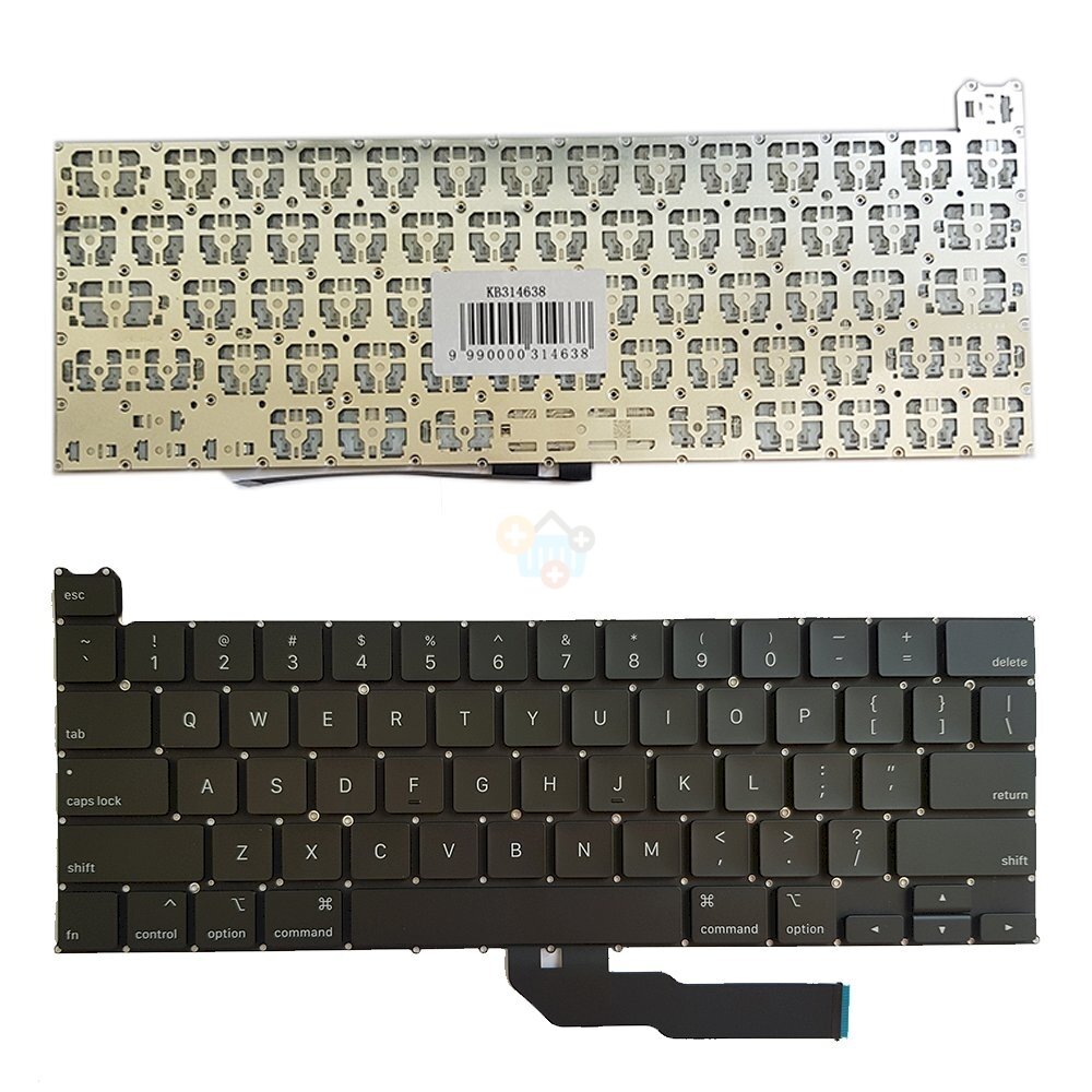 Nešiojamo kompiuterio klaviatūra APPLE A2251, US Nešiojamo kompiuterio klaviatūra APPLE A2251, US