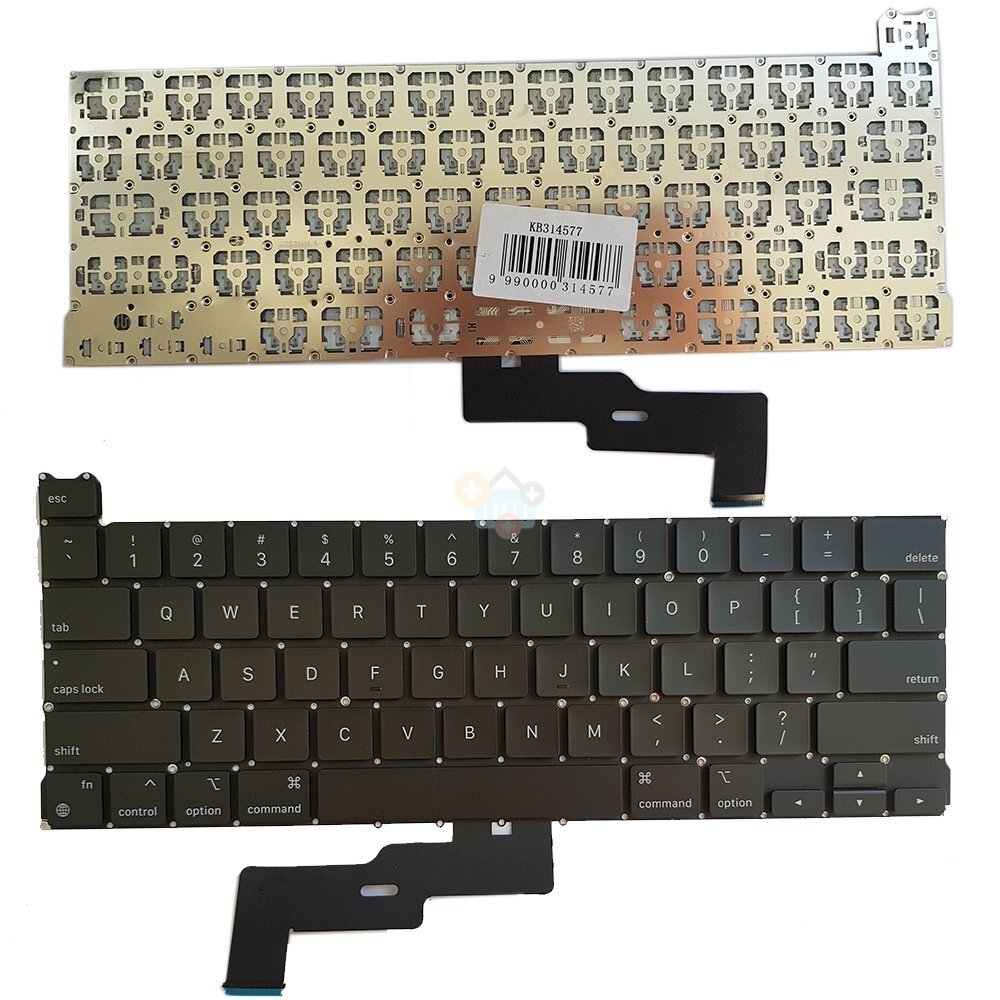 Nešiojamo kompiuterio klaviatūra APPLE A2338, US Nešiojamo kompiuterio klaviatūra APPLE A2338, US