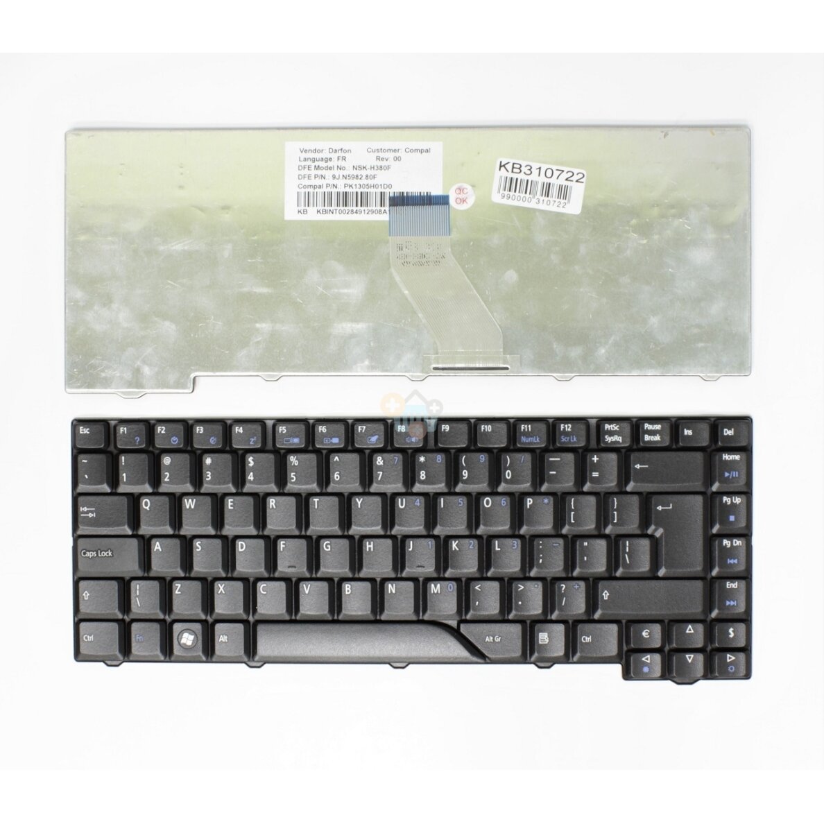 Klaviatūra, ACER Aspire: 5310, 5315, 5320, 4520, 4530, 4920, 4930, 6920 Klaviatūra, ACER Aspire: 5310, 5315, 5320, 4520, 4530, 4920, 4930, 6920