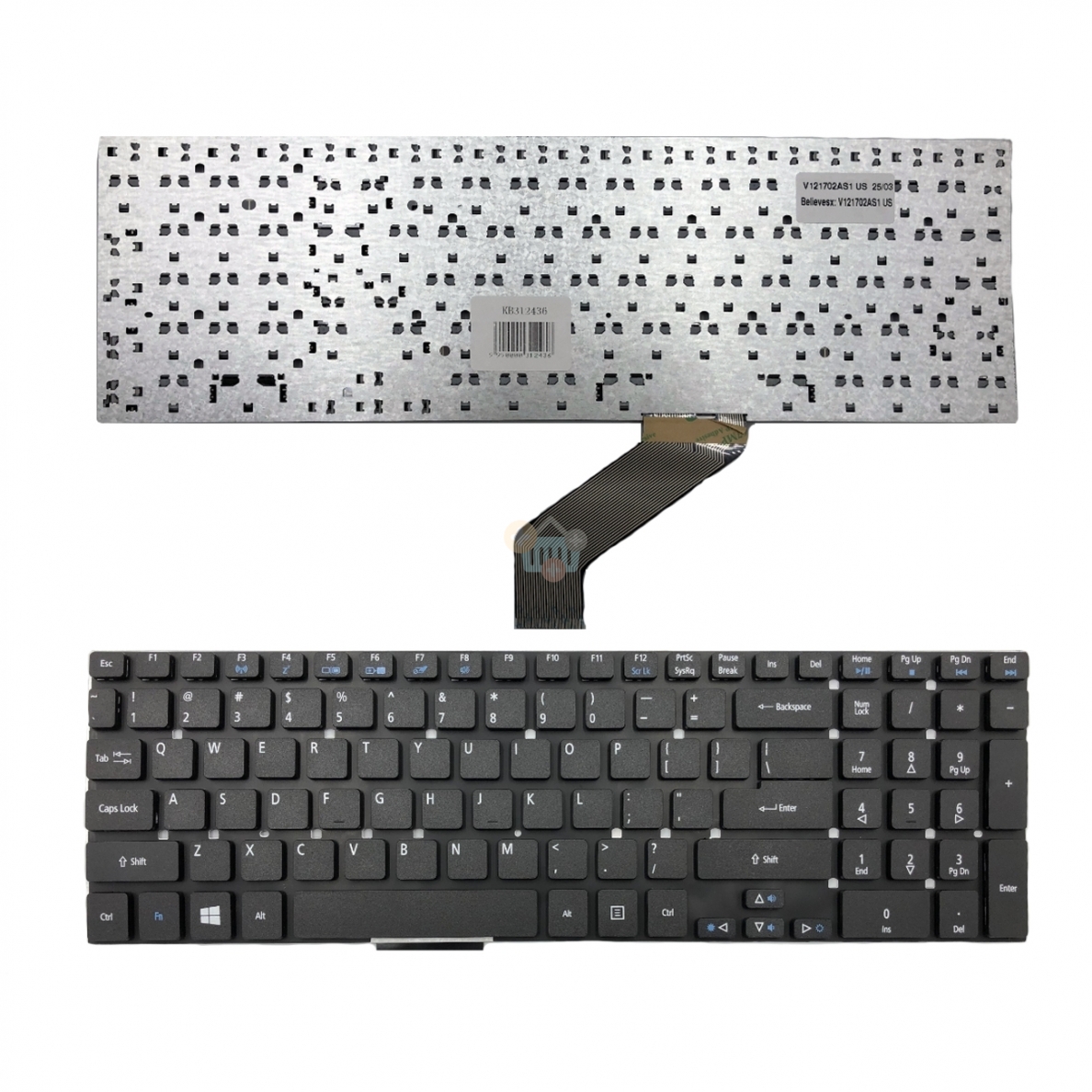 Klaviatūra ACER Aspire: V3-772G, E5-571  +++ TOP Balansas
