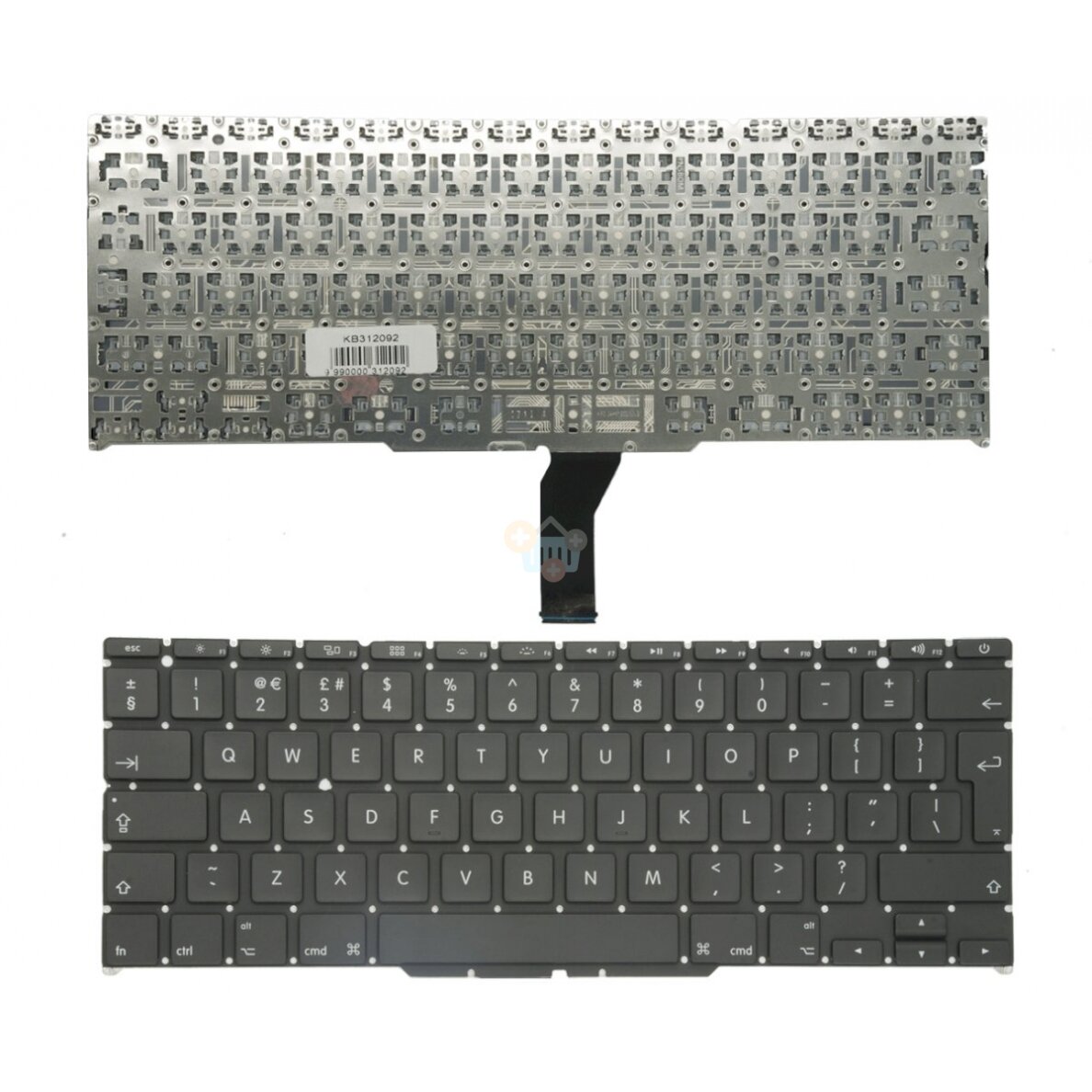 Nešiojamo kompiuterio klaviatūra APPLE MacBook Air 11“: A1465, A1370, UK Nešiojamo kompiuterio klaviatūra APPLE MacBook Air 11“: A1465, A1370, UK