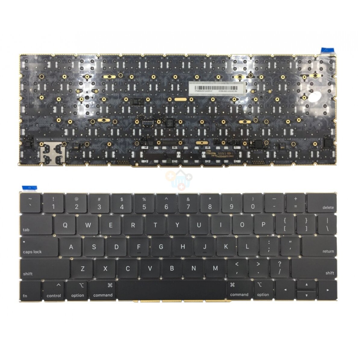 Nešiojamo kompiuterio klaviatūra APPLE Macbook Pro 13, 15, A1989, A1990 su Touch Bar (US) Nešiojamo kompiuterio klaviatūra APPLE Macbook Pro 13, 15, A1989, A1990 su Touch Bar (US)