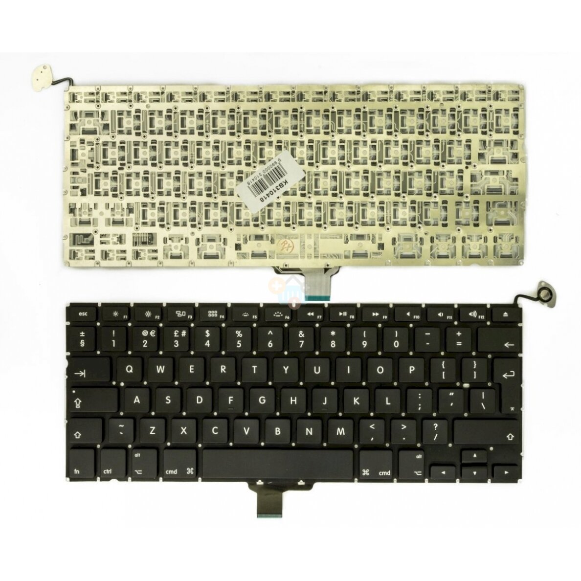 Nešiojamo kompiuterio klaviatūra APPLE MacBook Pro 13" A1278 2009-2012, UK Nešiojamo kompiuterio klaviatūra APPLE MacBook Pro 13" A1278 2009-2012, UK