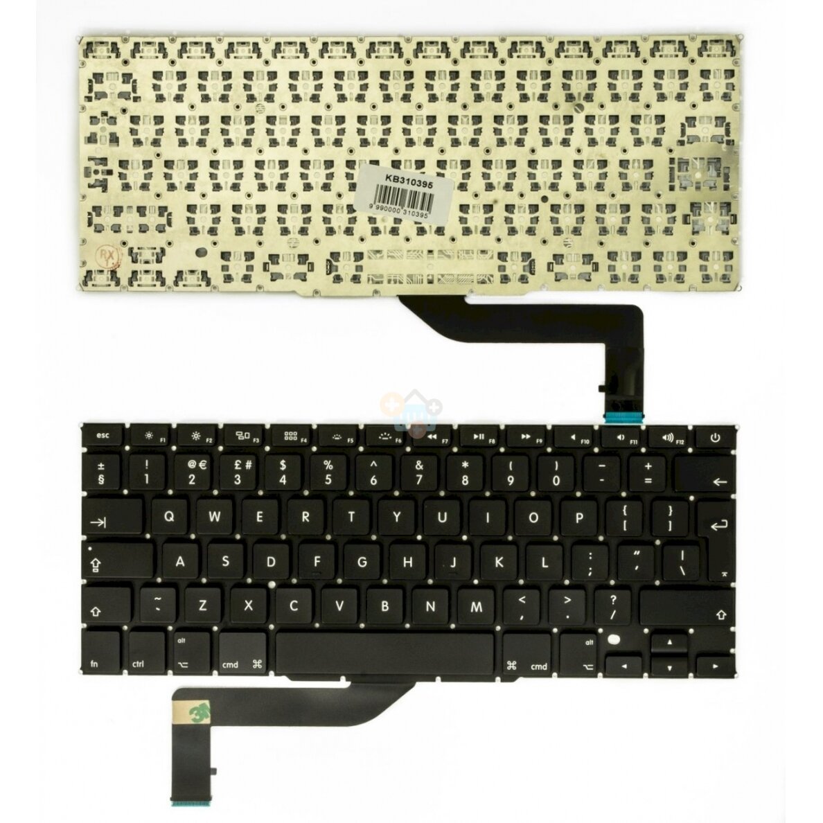 Nešiojamo kompiuterio klaviatūra APPLE MacBook Pro 15" Retina 1398, UK