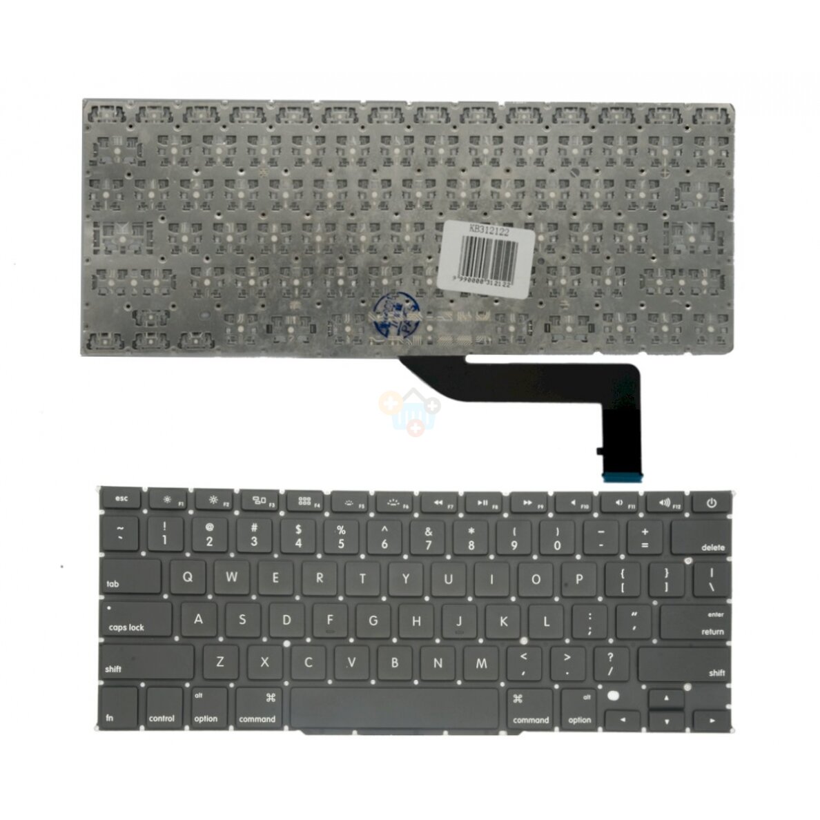 Nešiojamo kompiuterio klaviatūra APPLE MacBook Pro Retina 15": 1398 Nešiojamo kompiuterio klaviatūra APPLE MacBook Pro Retina 15": 1398