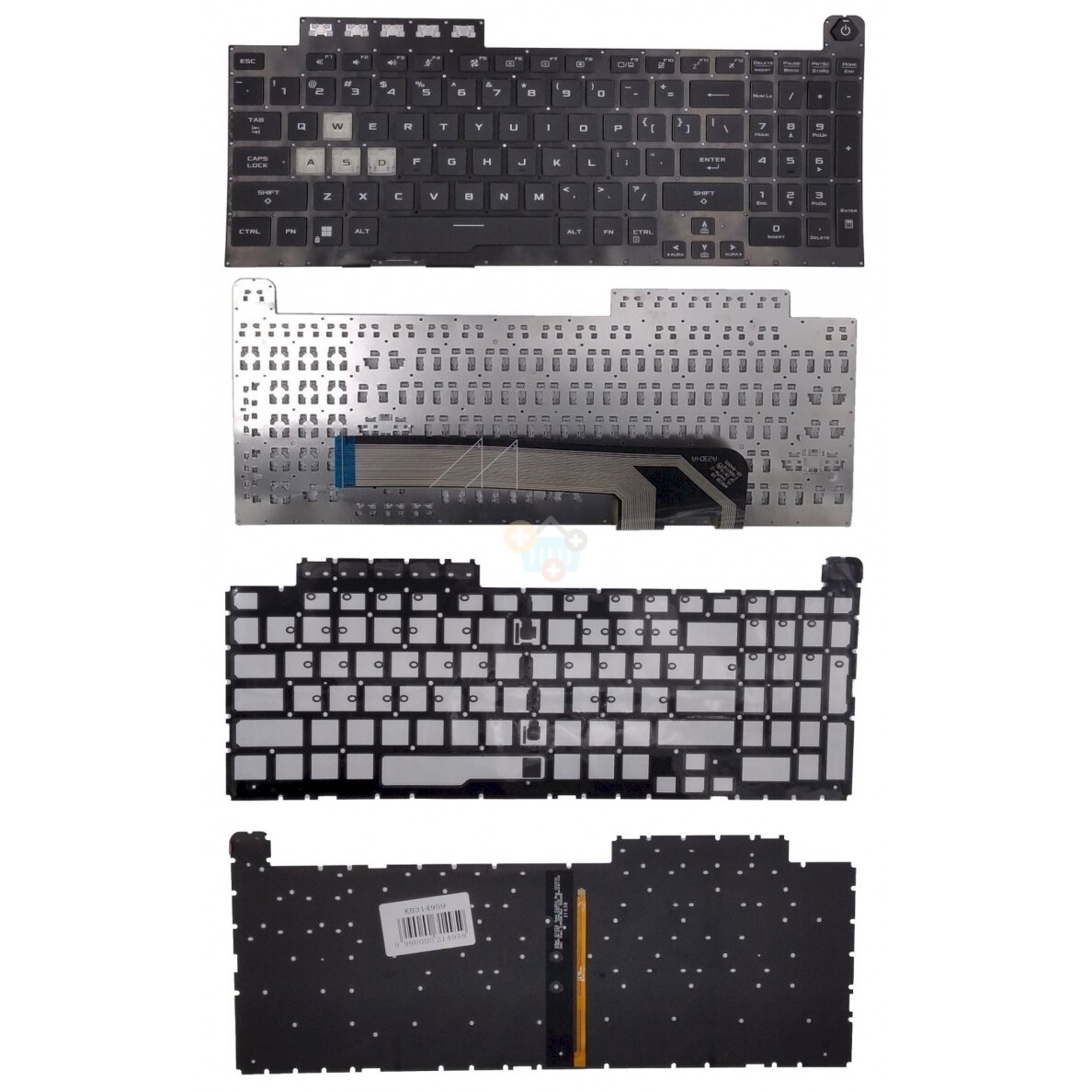 Klaviatūra ASUS FA506, FA706, US, su pašvietimu Klaviatūra ASUS FA506, FA706, US, su pašvietimu