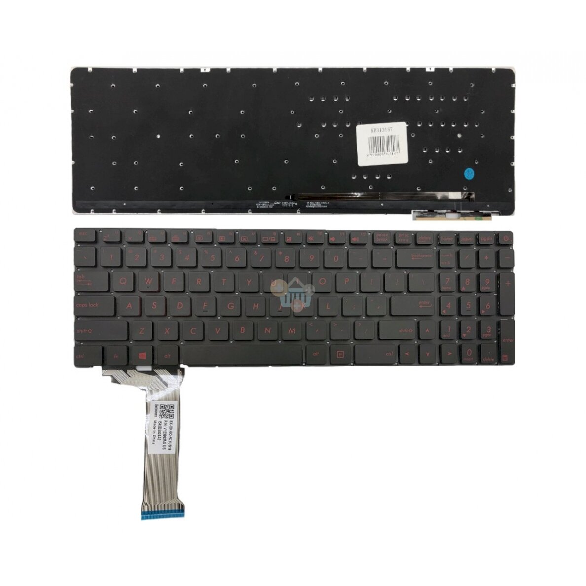 Klaviatūra ASUS: G771, G771J, G771JM, G771JW Klaviatūra ASUS: G771, G771J, G771JM, G771JW