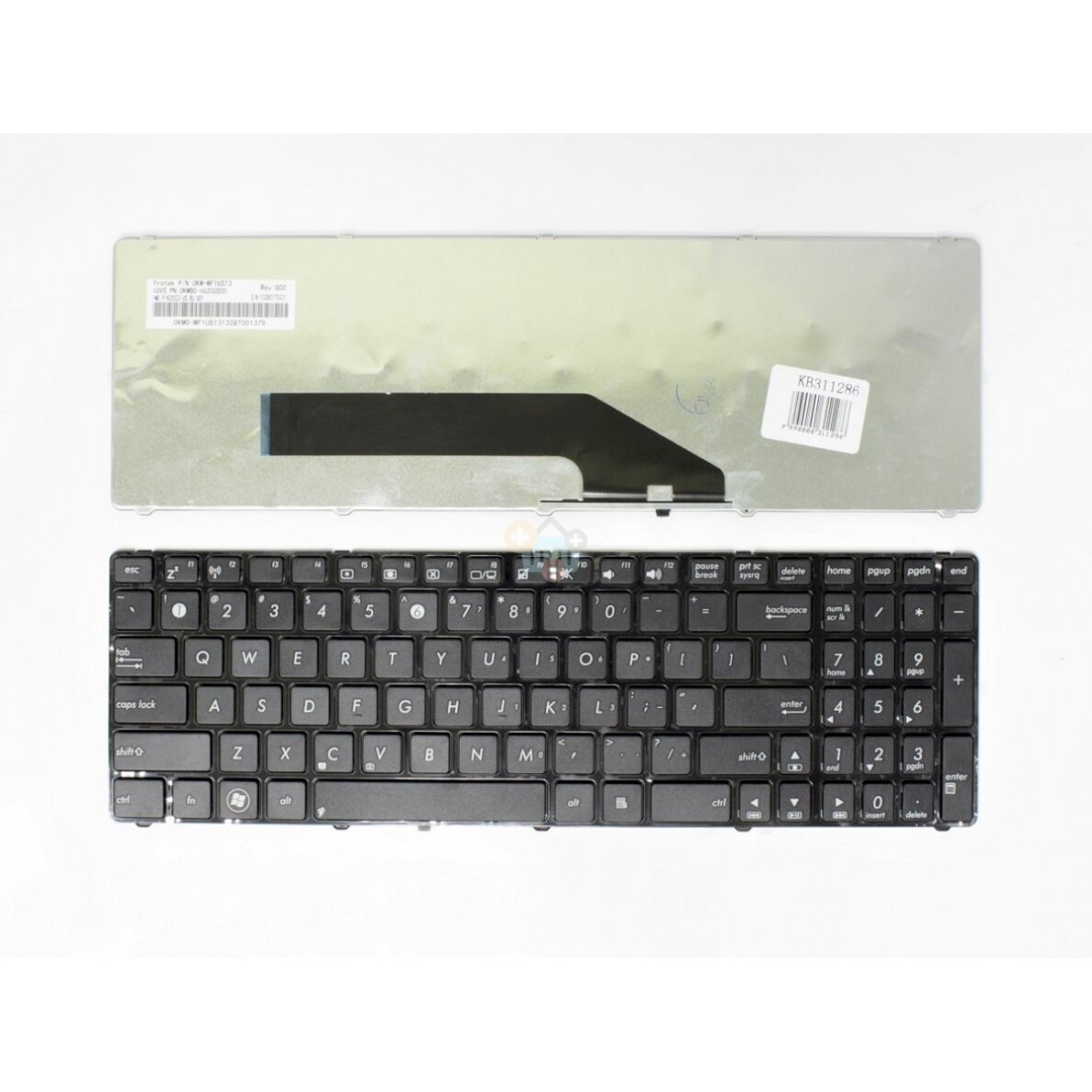 Klaviatūra ASUS: K50, K50A, K50I, K62, K62F, K62J, K70, K70A, K70I, K72, K72F, K72J Klaviatūra ASUS: K50, K50A, K50I, K62, K62F, K62J, K70, K70A, K70I, K72, K72F, K72J