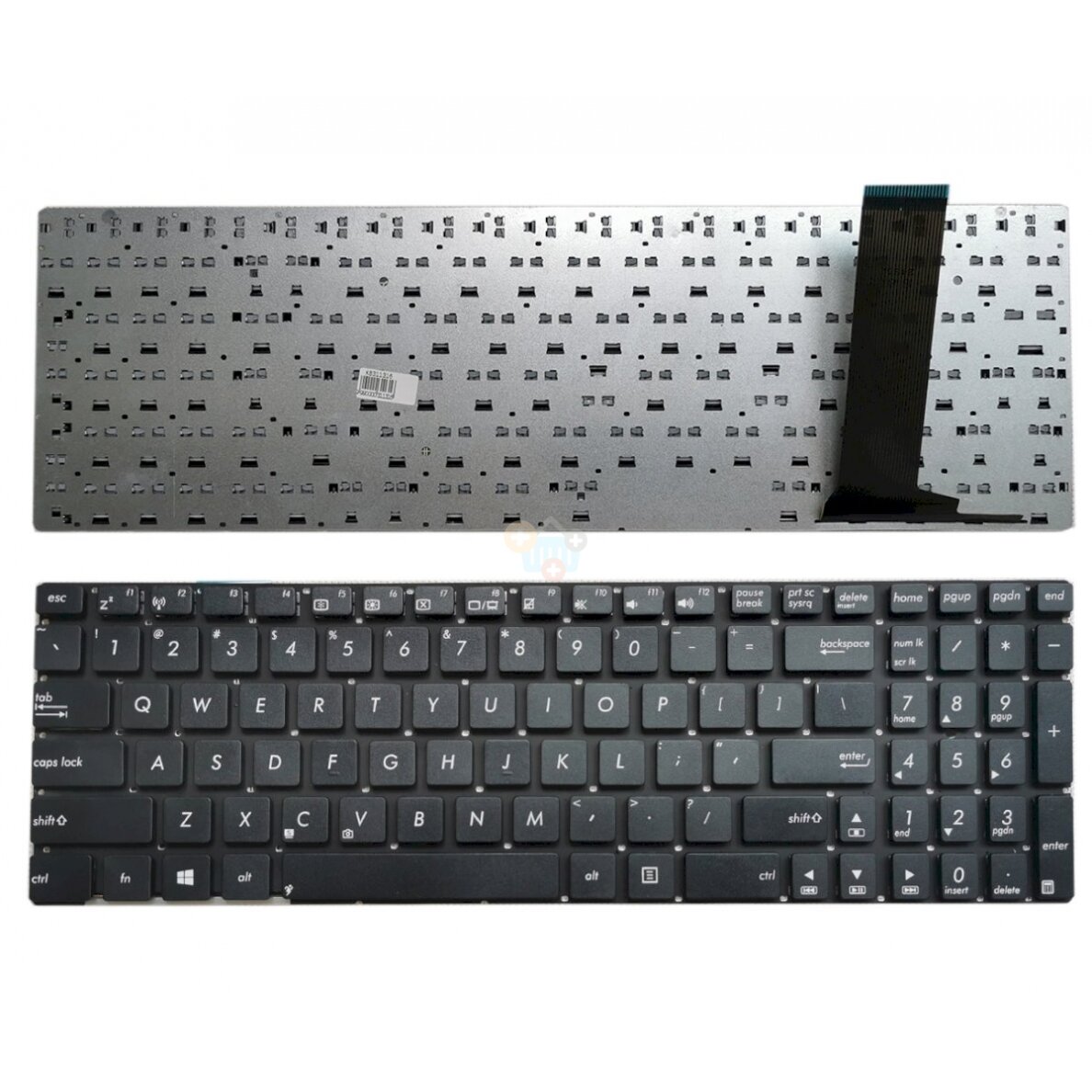 Klaviatūra ASUS N56, N76, R500v, S500, U550 (US) Klaviatūra ASUS N56, N76, R500v, S500, U550 (US)