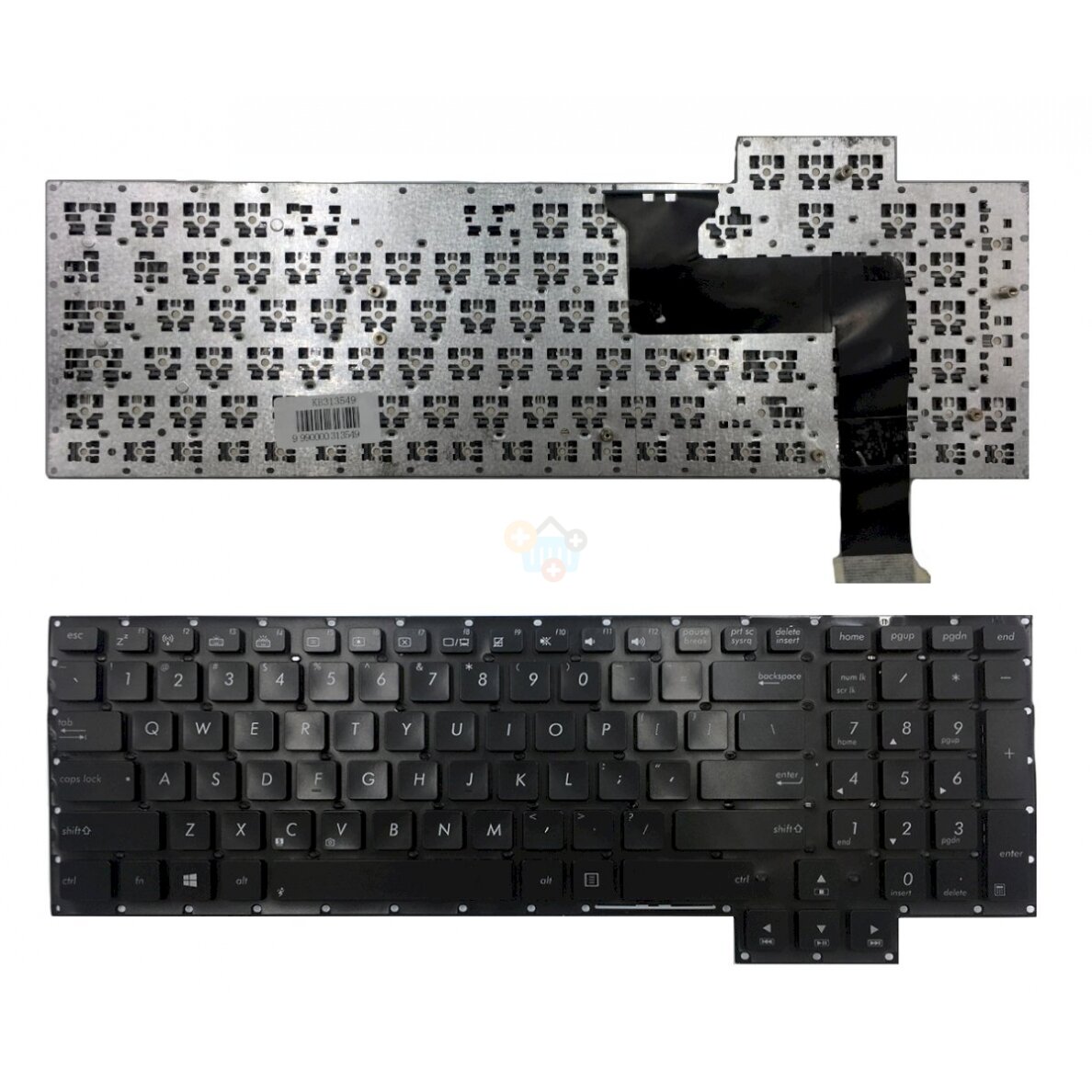 Klaviatūra ASUS: ROG G750, G750J, G750JH, G750JM, G750JS, G750JW Klaviatūra ASUS: ROG G750, G750J, G750JH, G750JM, G750JS, G750JW