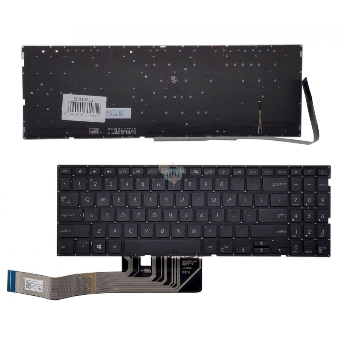 Klaviatūra ASUS Vivobook K571, US Klaviatūra ASUS Vivobook K571, US