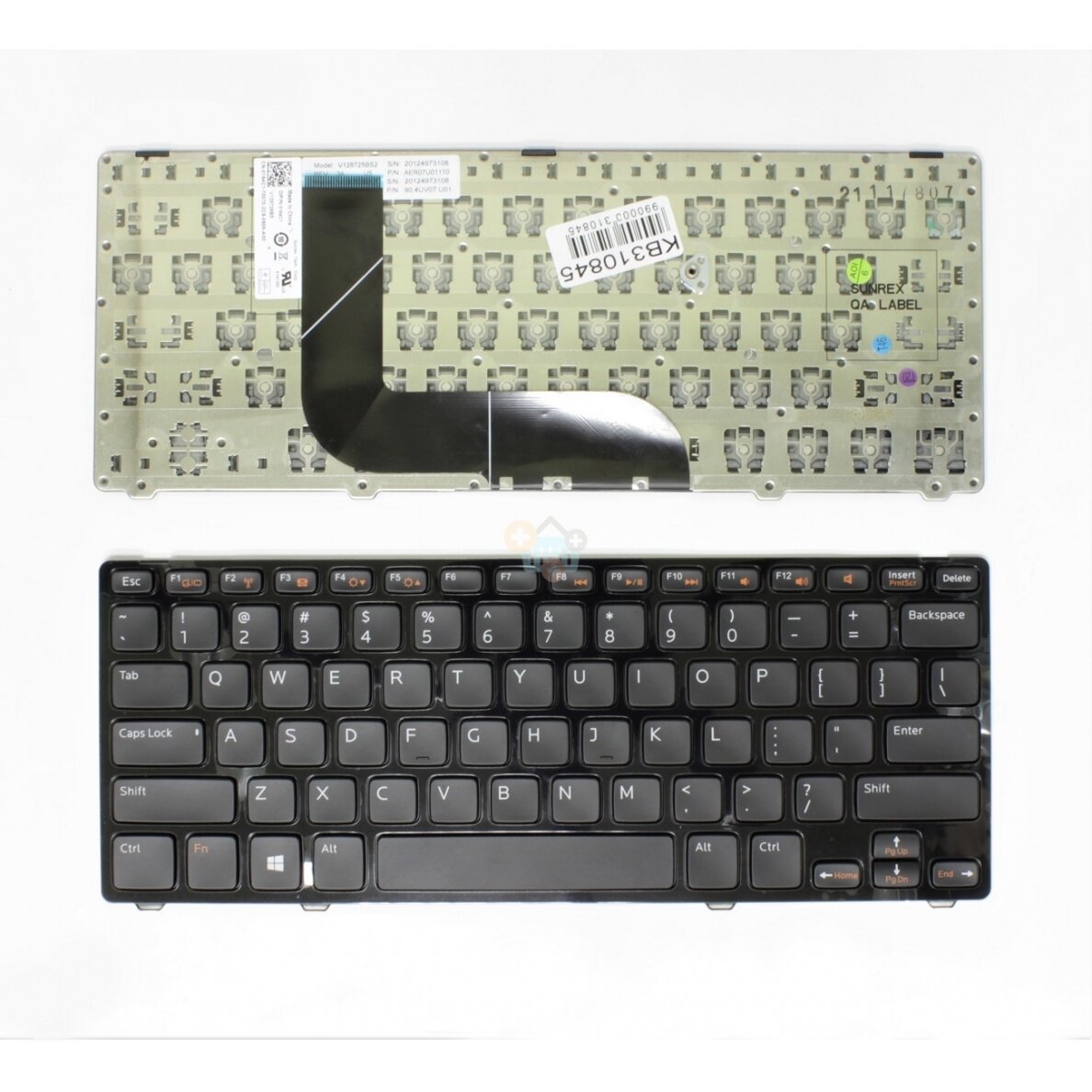 Nešiojamo kompiuterio klaviatūra DELL Inspiron 13Z 5323, 14Z 5423 (US)