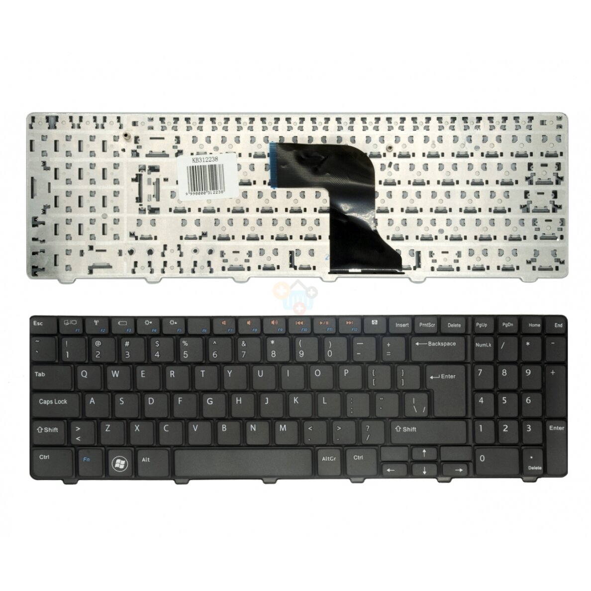 Klaviatūra DELL Inspiron 15R N5010, M5010, UK Klaviatūra DELL Inspiron 15R N5010, M5010, UK