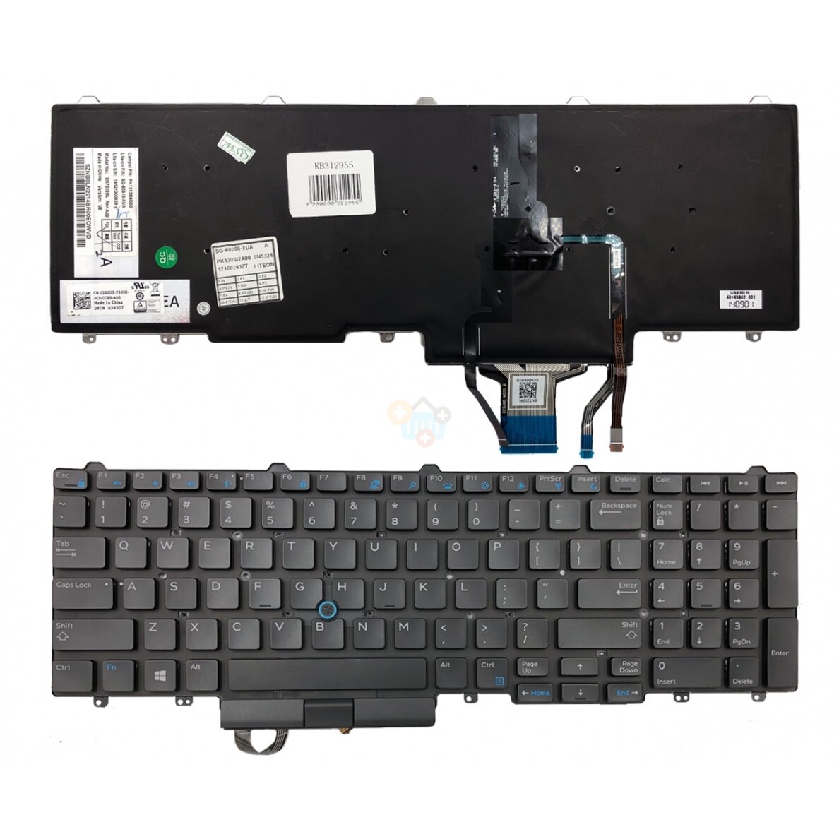 Klaviatūra DELL Latitude E5550, E5570, 5580 (US) Klaviatūra DELL Latitude E5550, E5570, 5580 (US)