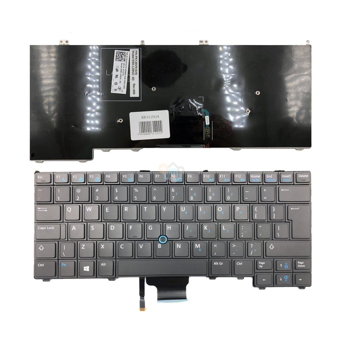 Klaviatūra DELL Latitude E7240, E7440, D4HRW UK