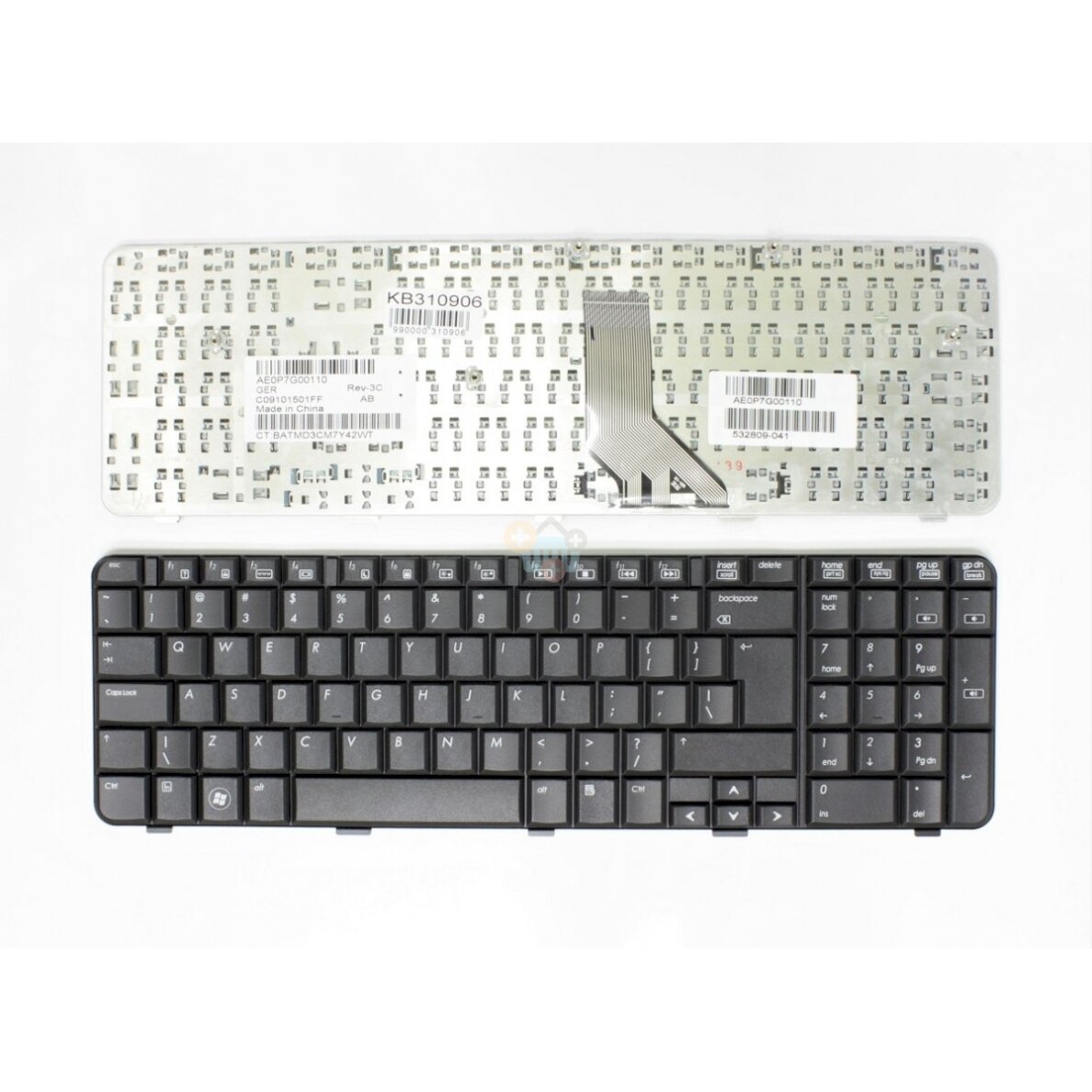 Klaviatūra HP Compaq: CQ71 G71 Klaviatūra HP Compaq: CQ71 G71