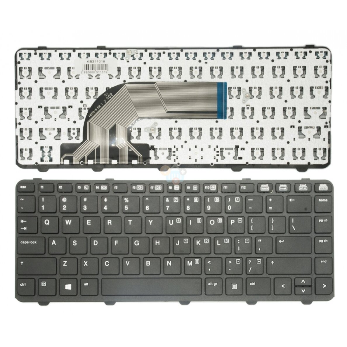 Klaviatūra HP ProBook 430 G2, 440 G0, 440 G1, 440 G2, 445 G2, 630 G2, 640 G1, 645 G1.su rėmeliu