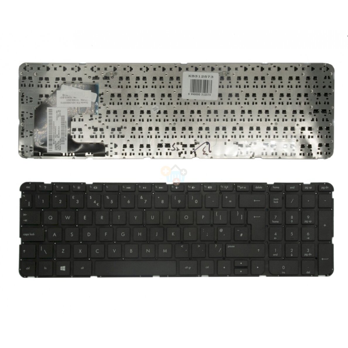 Klaviatūra HP: Touchsmart 15-b (UK) Klaviatūra HP: Touchsmart 15-b (UK)