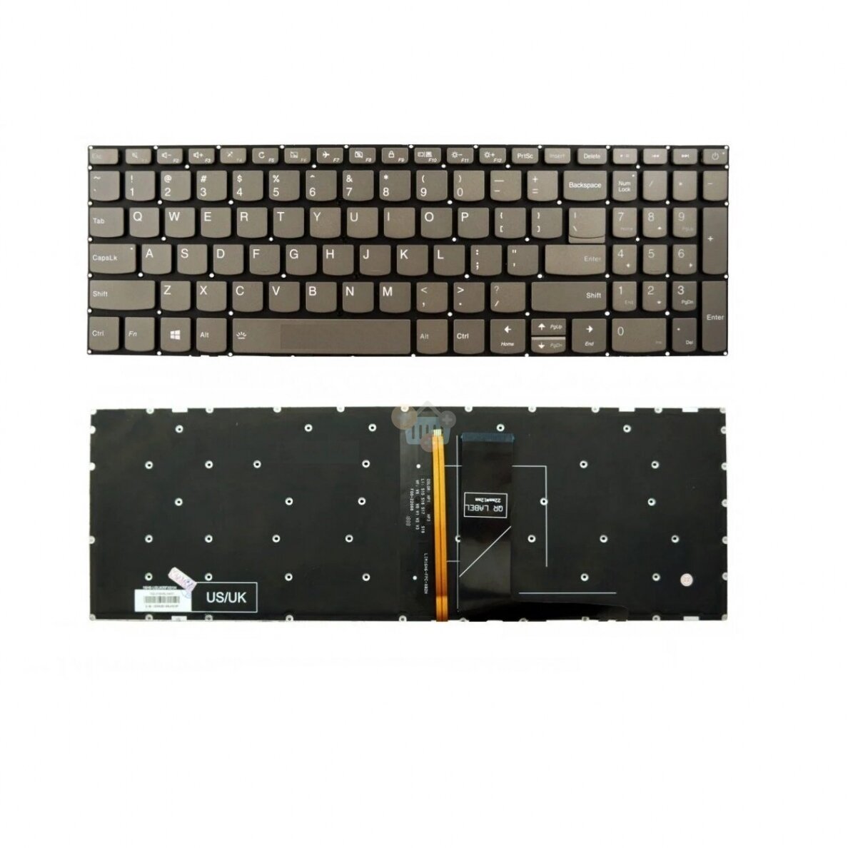 Klaviatūra Lenovo IdeaPad L340-15IRH su pašvietimu Klaviatūra Lenovo IdeaPad L340-15IRH su pašvietimu
