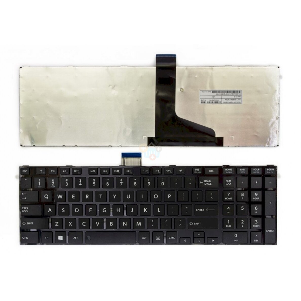 Klaviatūra TOSHIBA Satellite: C850, C855, C870, C875, L850, L855, L870, L875, L950, L955 Klaviatūra TOSHIBA Satellite: C850, C855, C870, C875, L850, L855, L870, L875, L950, L955