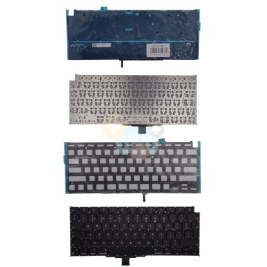 Nešiojamo kompiuterio klaviatūra APPLE A2337, UK, su pašvietimu Nešiojamo kompiuterio klaviatūra APPLE A2337, UK, su pašvietimu