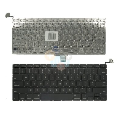 Nešiojamo kompiuterio klaviatūra APPLE MacBook Pro 13": A1278 2009-2012, US Nešiojamo kompiuterio klaviatūra APPLE MacBook Pro 13": A1278 2009-2012, US
