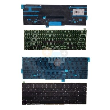 Nešiojamo kompiuterio klaviatūra APPLE MacBook Pro 13" A1706; MacBook Pro 15" A1707 US Nešiojamo kompiuterio klaviatūra APPLE MacBook Pro 13" A1706; MacBook Pro 15" A1707 US