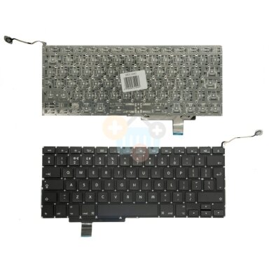 Nešiojamo kompiuterio klaviatūra APPLE MacBook Pro 17" A1297, UK Nešiojamo kompiuterio klaviatūra APPLE MacBook Pro 17" A1297, UK