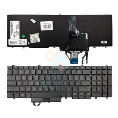 Klaviatūra DELL Latitude E5550, E5570, 5580 (US) Klaviatūra DELL Latitude E5550, E5570, 5580 (US)