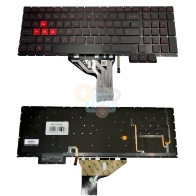 Klaviatūra HP Omen 15-ce016na, su pašvietimu Klaviatūra HP Omen 15-ce016na, su pašvietimu