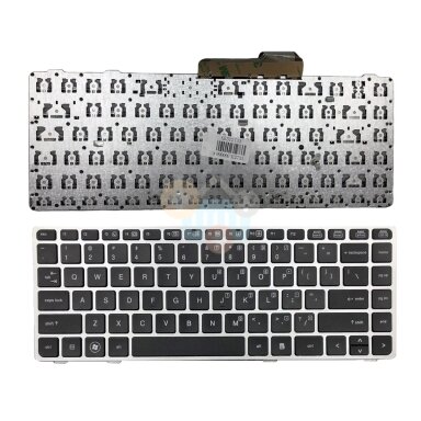 Klaviatūra HP: Probook 6470b su rėmeliu Klaviatūra HP: Probook 6470b su rėmeliu