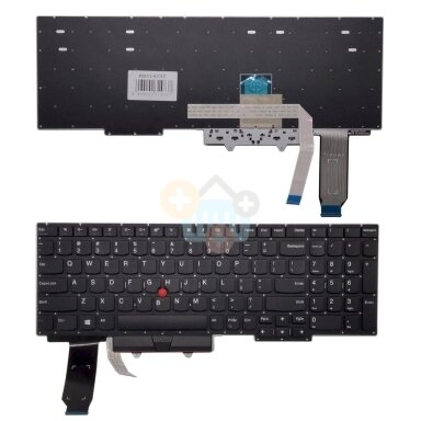 Klaviatūra LENOVO Thinkpad E15 Gen 2, su trackpoint, US Klaviatūra LENOVO Thinkpad E15 Gen 2, su trackpoint, US