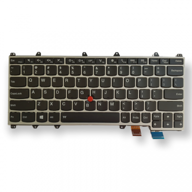 Nešiojamo kompiuterio klaviatūra LENOVO Yoga 260, 370, X380 su pašvietimu Nešiojamo kompiuterio klaviatūra LENOVO Yoga 260, 370, X380 su pašvietimu